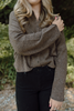 Lightweight Button Up Cardi - Dark Brown