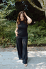 Casual Top & Pant Set - Black