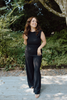Casual Top & Pant Set - Black