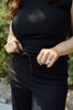 Casual Top & Pant Set - Black