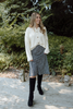 Floral Midi Skirt - Black