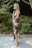 Floral Strapless Maxi - Brown