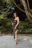 Brown Strapless Dress