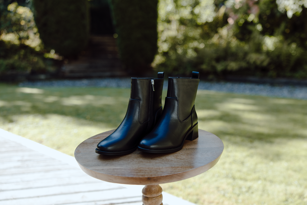 Short Classic Block Heel Boots
