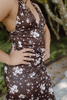 Brown Halter Dress