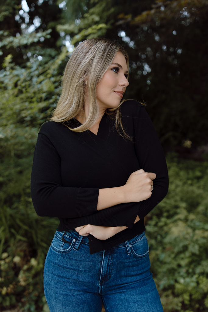 Classic Open Cardigan - Black