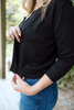 Classic Open Cardigan - Black