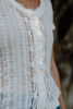 Sheer Button Up - Ivory
