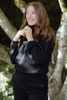 3/4 Zip Butter Soft Barrel Pant Set - Black