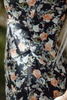 Floral/Black Strapless Floral Maxi