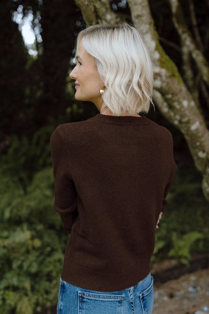 Lightweight Cardigan - Brown
