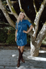 Short Denim Dress - Medium Blue