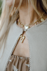 Frill Trim Cardigan - Taupe