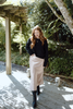 Satin Slip Skirt - Rose