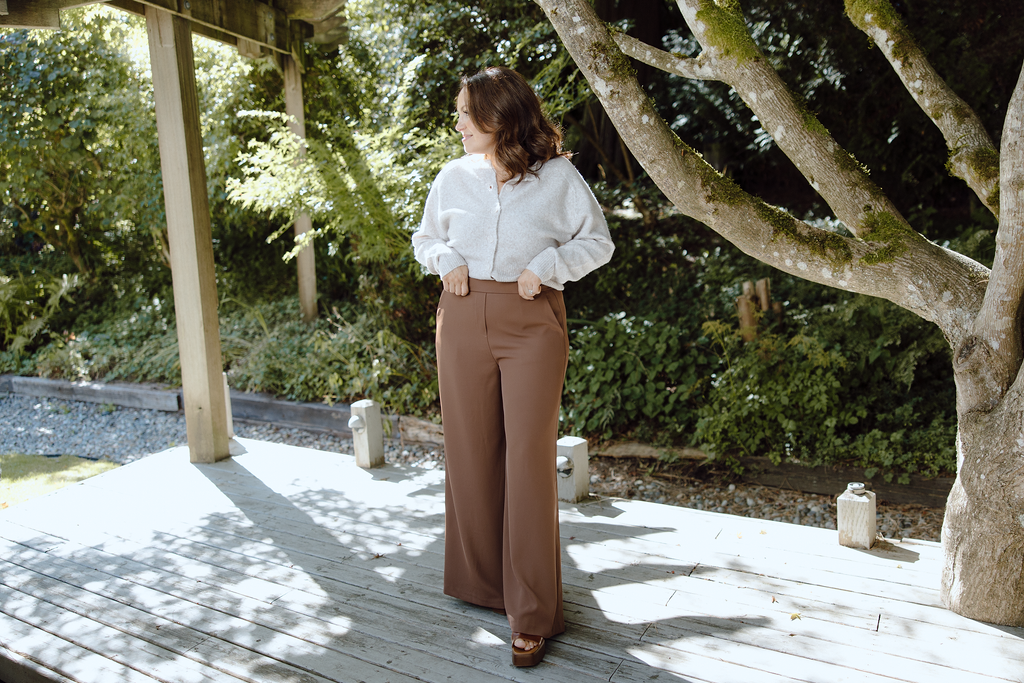 Dress Pant - Wide Leg - Mocha
