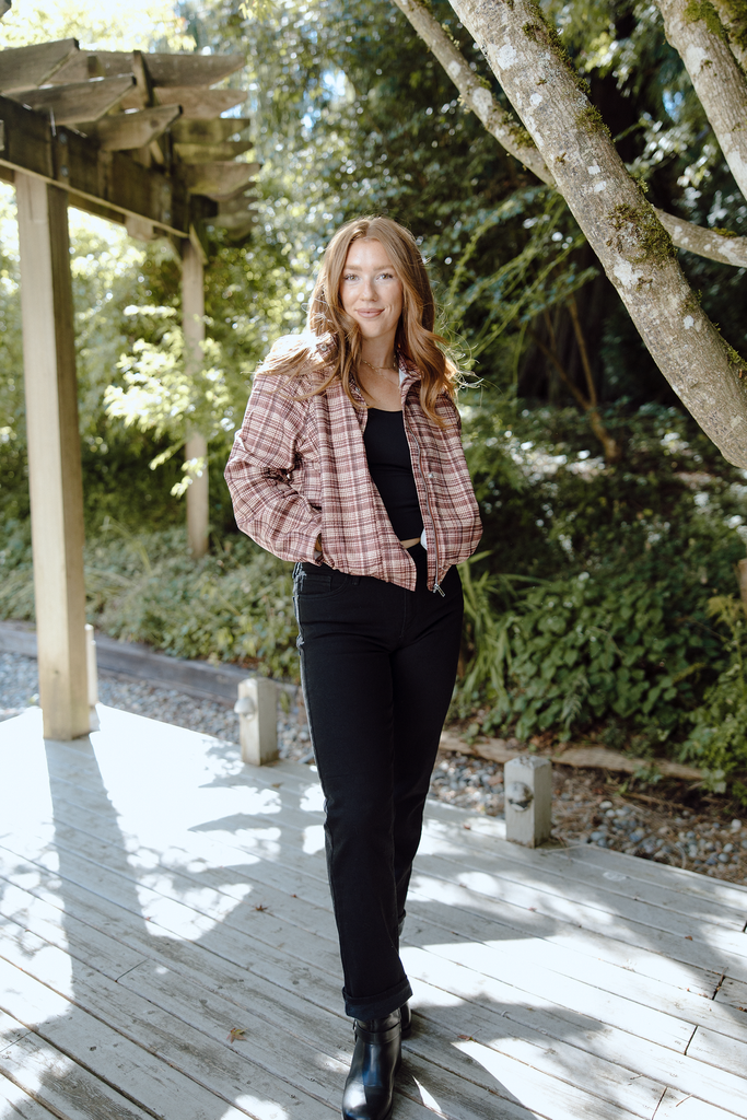 Funnel Lightweight Jacket - Coffee Red