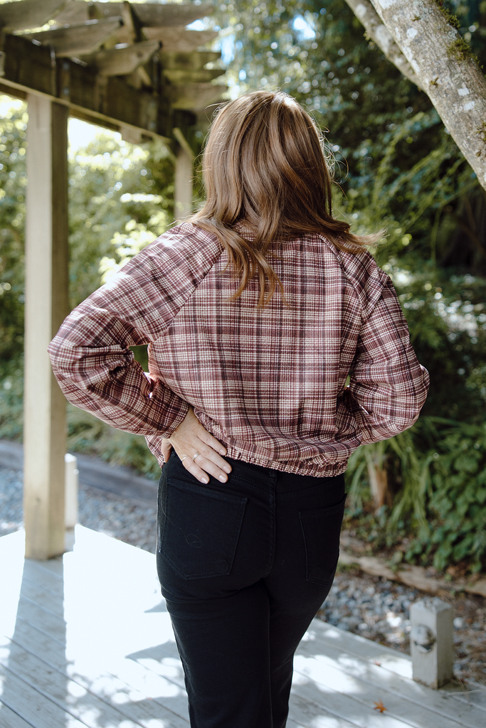 Funnel Lightweight Jacket - Coffee Red