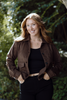 Faux Suede Button Up Jacket - Chestnut