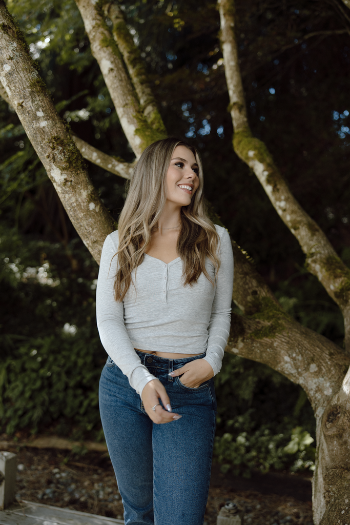 Classic Henley - Grey