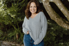 Classic V-Neck Sweater - Grey