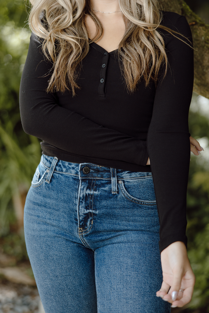 Classic Henley - Black