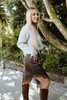 Rolled Hem Classic Sweater - Grey