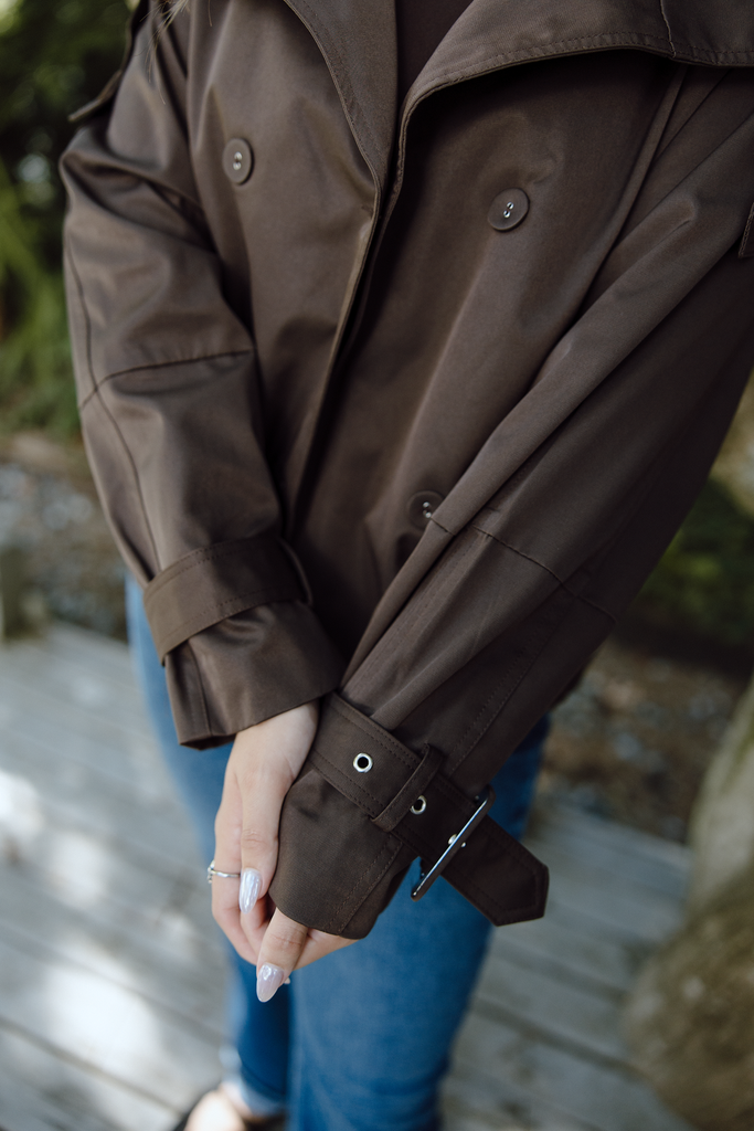 Short trench - brown (AS)