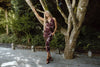 Halter Pink/Brown Floral Maxi