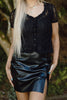 Sheer Button Up - Black