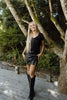 Sheer Button Up - Black