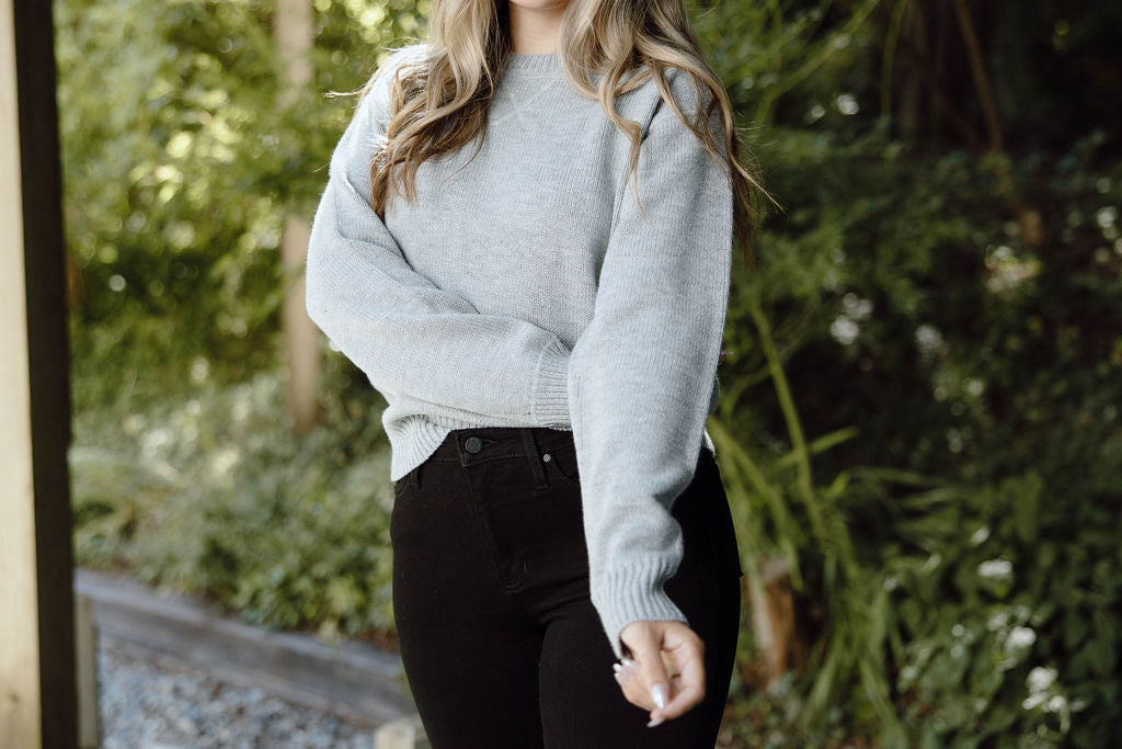 The Most Perfect Classic Sweater - Grey