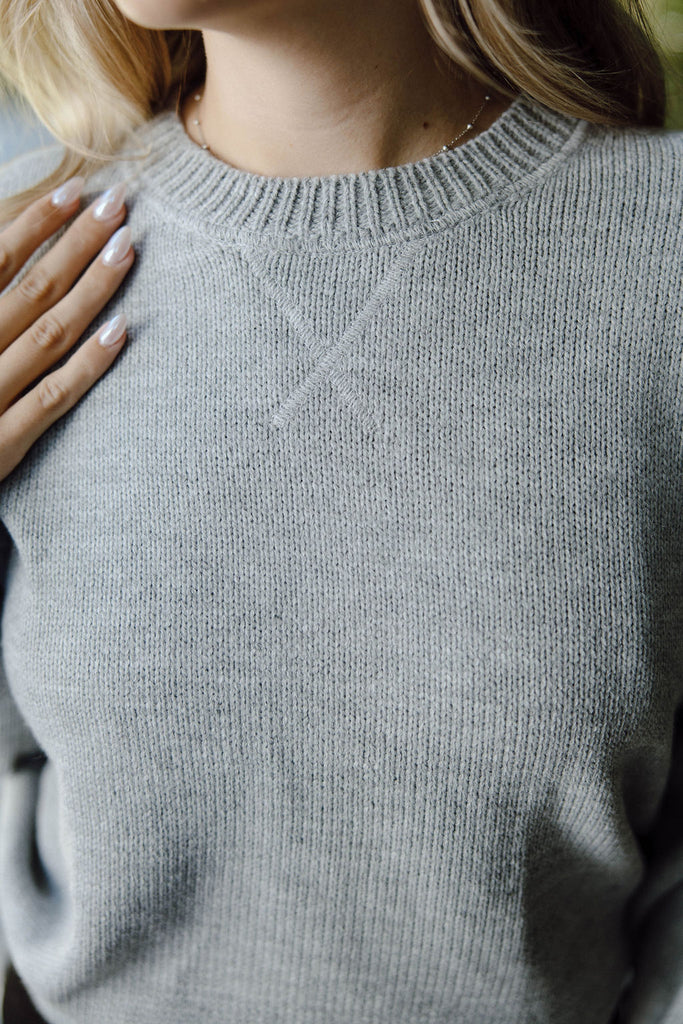 The Most Perfect Classic Sweater - Grey
