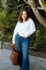 Classic V-Neck Sweater - Ivory