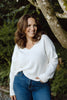 Classic V-Neck Sweater - Ivory