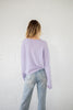 Lightweight Button Up Cardigan - Lavender