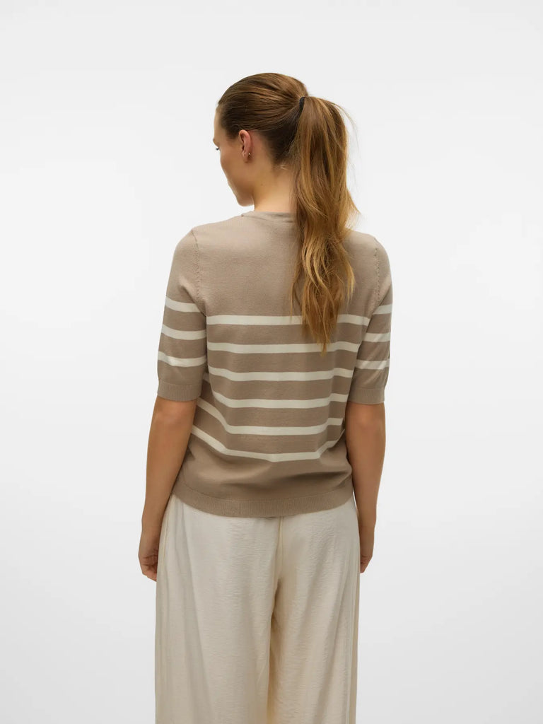 Short Sleeve Pullover - Taupe