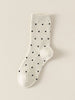Polka Dot Sock - Beige