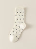 Polka Dot Sock - Off White