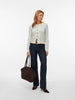Lightweight Cardigan With Blue Stripes