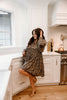Floral Printed Dress - Tawny