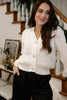 Cardigan With Sparkle Button Details - C
