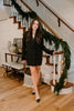 Blazer Jacket/Dress With Feather Trim -