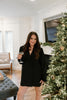 Blazer Jacket/Dress With Feather Trim -