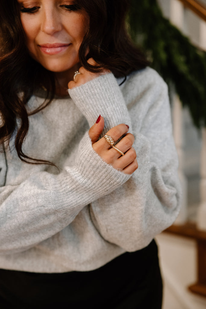 Twinkle Sweater - Silver