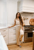 Holiday Camisole and Pant Set - Gold