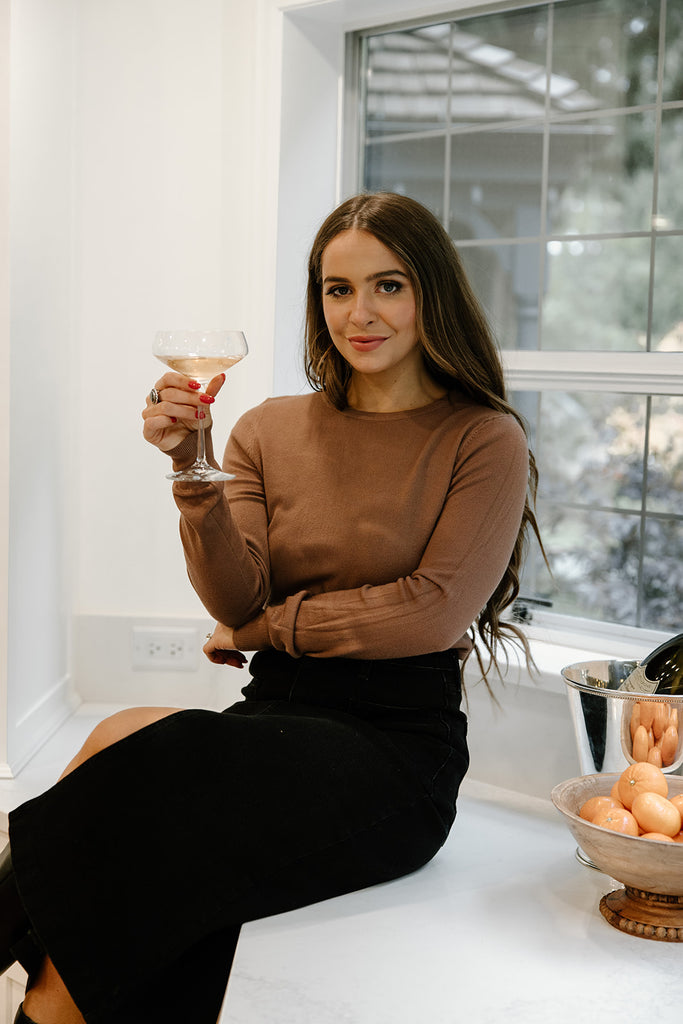 Classic Crewneck Knit - Cognac