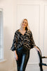 Printed Blouse - Camel