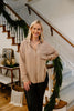 Blouse With Single Pocket - Khaki