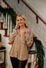 Blouse With Single Pocket - Khaki