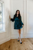 Smocked Dress with Tiered Skirt - Green